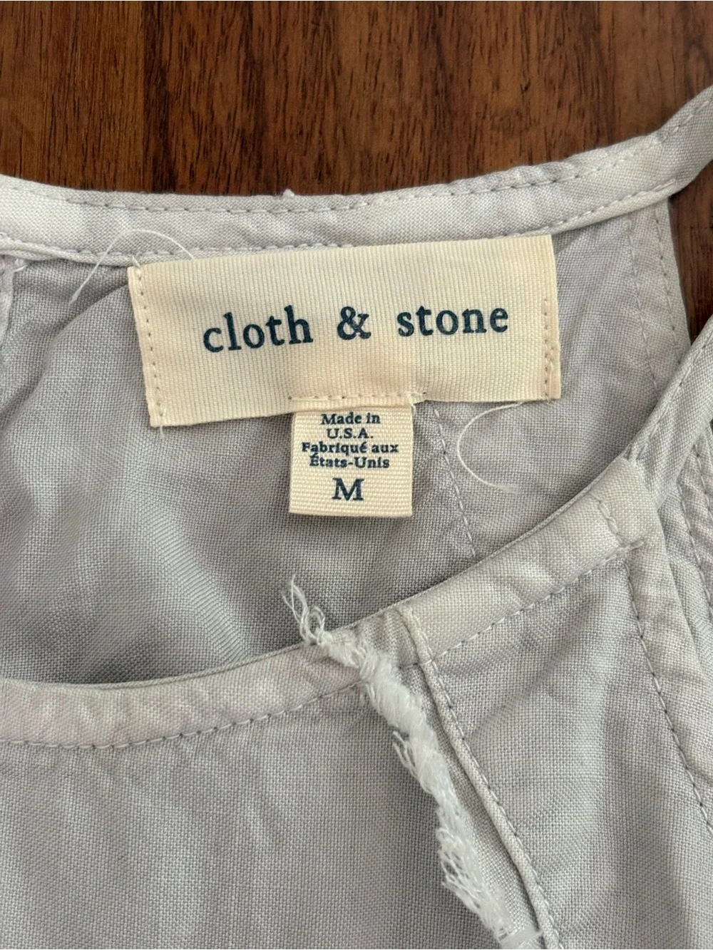 Anthropologie cloth & stone Light Gray Halter Dress - Picture 4 of 9